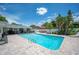Gorgeous pool with a large patio area, ideal for relaxation and entertainment at 1307 Fairlee St, Lakeland, FL 33813