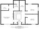 Upstairs floor plan featuring bedrooms, bathrooms, and a large primary bedroom with walk-in closet at 2911 Walker Rd, Lakeland, FL 33810