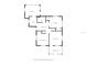 Detailed floor plan showcasing the layout, including the kitchen, bedrooms, living room, and screened porch at 320 W Carver St, Lakeland, FL 33805