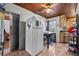 Practical kitchen featuring tile flooring, and ample room for a breakfast dining area at 320 W Carver St, Lakeland, FL 33805