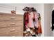 Walk-in closet provides plenty of storage space with shelves and hanging rods at 3685 Diving Dove Ln, Bartow, FL 33830