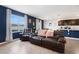 Spacious living room with an open layout, connecting seamlessly to the kitchen at 3685 Diving Dove Ln, Bartow, FL 33830