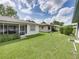 Beautiful backyard with well maintained lawn and landscaping at 4926 Pleasant Hollow Trl, Lakeland, FL 33811