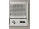 Vintage NuTone intercom system in white with speaker, volume control, and monitor buttons at 5619 Stratford Ln, Lakeland, FL 33813