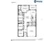 Detailed floor plan showcasing the layout of this home, including the kitchen, bedrooms, and gathering room at 569 Silver Course Radl, Ocala, FL 34472