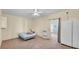 Bedroom with carpet, ceiling fan and natural light at 619 Somerset Loop, Auburndale, FL 33823