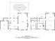 Complete floor plan of this 2797 sq ft home, noting room dimensions and outdoor pool area at 619 Somerset Loop, Auburndale, FL 33823