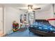 bedroom featuring fun blue accents at 848 17Th Ne Ter, Winter Haven, FL 33881