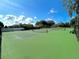 Well maintained community tennis courts at 943 Hamilton Place Ln, Lakeland, FL 33813