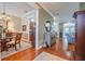 Spacious home featuring hardwood floors, neutral tones, and an open layout to the living spaces at 1589 Royal Forest Ct, Lakeland, FL 33811