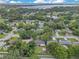This aerial view shows the property's layout in the neighborhood at 1715 Lando Ln, Orlando, FL 32806