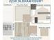 Exterior and interior design scheme includes cabinets, countertops, wall tile, and flooring at 2230 Oldham Ct, Haines City, FL 33844