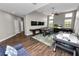 Spacious bonus room with hardwood floors and plenty of space for fun and games at 228 Magneta Loop, Auburndale, FL 33823
