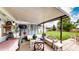 The back porch offers views of the yard at 2333 Cheshire Pl, Lakeland, FL 33810