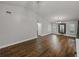 Spacious living room with wood floors and lots of natural light at 257 Padgett N Pl, Lakeland, FL 33809