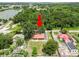 Aerial view highlighting the property's location and surrounding neighborhood at 330 Diesel Rd, Mulberry, FL 33860