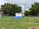 A fenced yard with a above ground pool at 337 Pearl St, Lake Wales, FL 33853