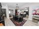 Dining room and living room areas at 3370 Highland Fairways Blvd, Lakeland, FL 33810