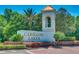 Elegant community entrance sign for Carillon Lakes surrounded by beautiful landscaping and lush greenery at 3427 Waterlute Way, Lakeland, FL 33811