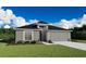 Charming single-story home featuring a two-car garage, well-manicured lawn, and stone accents at 408 Ituna Cir, Winter Haven, FL 33881