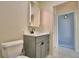 Modern bathroom with updated vanity and lighting at 4188 Muirfield Loop, Lake Wales, FL 33859