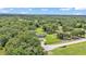 Aerial view of property situated on a large tree lined lot providing optimal seclusion at 59 Jimmy Lee Rd, Winter Haven, FL 33880
