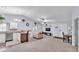 Open floor plan showcases a seamless flow between the living room and kitchen area at 59 Jimmy Lee Rd, Winter Haven, FL 33880