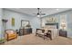 Serene main bedroom with a large bed, neutral tones, ample natural light, and tasteful furnishings at 633 Hart Lake Dr, Winter Haven, FL 33884