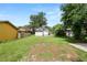 Well-manicured backyard with mature trees, offering privacy at 918 South Blvd, Lakeland, FL 33803