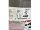Close-up of the water heater label, detailing serial number, model, and manufacturing date at 10 Webb Rd, Winter Haven, FL 33881