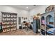 The home office features natural light, and built-in storage with a work desk at 1028 15Th Ne St, Winter Haven, FL 33881