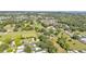 Aerial view showcases the property's location amidst lush greenery and neighborhood charm at 1050 Reynolds Rd, Lakeland, FL 33801