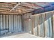 Interior view of the shed showing the frame, concrete floor, and overall construction at 200 Spurlock Rd, Frostproof, FL 33843
