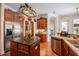 Kitchen with granite counters, stainless steel appliances, and ample cabinet space at 2026 Indian Sky Cir, Lakeland, FL 33813