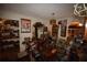 Eclectic living room with vintage decor and unique furnishings at 240 Lake Thomas Dr, Winter Haven, FL 33880
