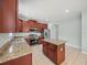 Modern kitchen with granite countertops and stainless steel appliances at 2544 Ladoga Dr, Lakeland, FL 33805