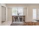 Bright breakfast nook area with natural light, tiled floors, and view to backyard and door to outdoor patio at 2714 Highlands Vue Pkwy, Lakeland, FL 33813