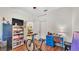 Bedroom showcasing closet space, laminate floors and versatile design at 2817 High Winds Ln, Lakeland, FL 33813