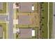 An aerial view shows the property with a lawn and a yellow border marking the perimeter at 2958 Flying Blackbird Rd, Bartow, FL 33830