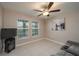 Flex space featuring neutral walls, tile flooring and ceiling fan at 2958 Flying Blackbird Rd, Bartow, FL 33830