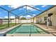 Sparkling screened in pool with patio furniture, perfect for outdoor relaxation at 3787 Sandhill Crane Dr, Lakeland, FL 33811