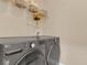 Laundry room showcasing a modern washer and dryer set at 4309 Shipp Ct, Lakeland, FL 33813