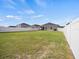 Large, fenced backyard with well-maintained grass and room for outdoor activities at 4340 Reding Way, Lakeland, FL 33813