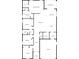 Detailed floorplan showcasing the layout with primary bedroom, living room, kitchen and dining areas at 4340 Reding Way, Lakeland, FL 33813