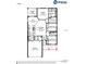 Detailed home floorplan showcasing the layout of the rooms at 5401 Se 128Th Ln, Belleview, FL 34420