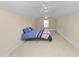 Spacious bedroom featuring neutral carpeting, bright walls, a ceiling fan, and a bed at 6217 Ashley Dr, Lakeland, FL 33813