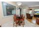 Cozy breakfast nook featuring a round table and four chairs at 6217 Ashley Dr, Lakeland, FL 33813