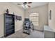 Bright office with a large desk, shelving, and natural light, creating a productive workspace at 6757 High Grove Dr, Lakeland, FL 33813
