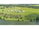 Aerial view of the expansive homesites available in the area near the lake at 1044 Timbers Dr, Fort Meade, FL 33841