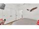 A bedroom features a large bed, an eagle wall decal, and closet doors at 1044 Timbers Dr, Fort Meade, FL 33841